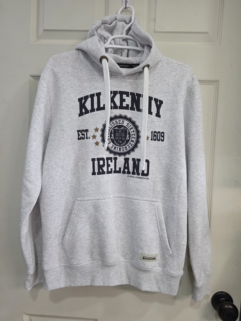 Light Gray Hooded Sweatshirt